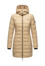 Marikoo Abendsternchen Damen Winter Jacke gesteppt B603 Beige-Größe S - Gr. 36