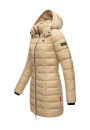 Marikoo Abendsternchen Damen Winter Jacke gesteppt B603 Beige-Größe S - Gr. 36