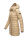Marikoo Abendsternchen Damen Winter Jacke gesteppt B603 Beige-Größe S - Gr. 36