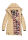 Marikoo Abendsternchen Damen Winter Jacke gesteppt B603 Beige-Größe S - Gr. 36