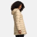 Marikoo Abendsternchen Damen Winter Jacke gesteppt B603 Beige-Größe M - Gr. 38