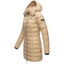 Marikoo Abendsternchen Damen Winter Jacke gesteppt B603 Beige-Größe M - Gr. 38