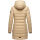 Marikoo Abendsternchen Damen Winter Jacke gesteppt B603 Beige-Größe M - Gr. 38