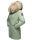 Navahoo Cristal Damen Winterjacke Parka mit Kunstfell B669 Smok-Mint Gr.M
