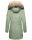 Navahoo Cristal Damen Winterjacke Parka mit Kunstfell B669 Smok-Mint Gr.M