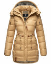 Navahoo Daliee Damen Winter Steppjacke B876 Beige Größe L - Gr. 40