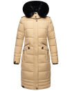 Navahoo Fahmiyaa Damen Winterjacke B850 Beige Größe XS - Gr. 34