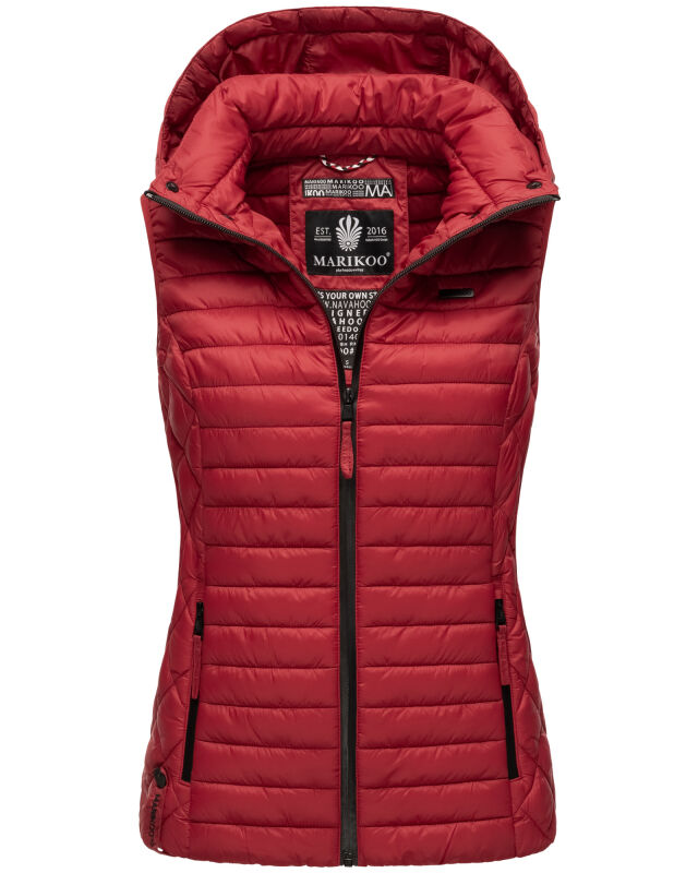 Marikoo Hasenpfote Damen Weste B915 Dark Red Größe XS - Gr. 34