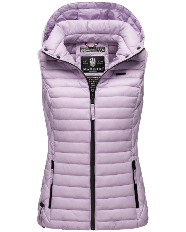 Marikoo Hasenpfote Damen Weste B915 Light Lilac Größe S - Gr. 36