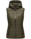 Marikoo Hasenpfote Damen Weste B915 Dark Olive Größe M - Gr. 38