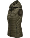 Marikoo Hasenpfote Damen Weste B915 Dark Olive Größe M - Gr. 38