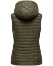 Marikoo Hasenpfote Damen Weste B915 Dark Olive Größe M - Gr. 38