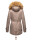 Navahoo Laviva Damen Winter-Parka B399 Light Taupe Größe S - Gr. 36