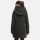 Marikoo Maikoo Damen Mantel mit Kapuze Trenchcoat Jacke B819 Olive Größe XXL - Gr. 44