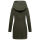 Marikoo Maikoo Damen Mantel mit Kapuze Trenchcoat Jacke B819 Olive Größe XXL - Gr. 44
