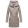 Marikoo Maikoo Damen Mantel mit Kapuze Trenchcoat Jacke B819 Zinc Grey Größe L - Gr. 40