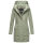 Marikoo Maikoo Damen Mantel mit Kapuze Trenchcoat Jacke B819 Smoky Mint Größe L - Gr. 40
