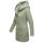 Marikoo Maikoo Damen Mantel mit Kapuze Trenchcoat Jacke B819 Smoky Mint Größe L - Gr. 40