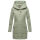 Marikoo Maikoo Damen Mantel mit Kapuze Trenchcoat Jacke B819 Smoky Mint Größe L - Gr. 40