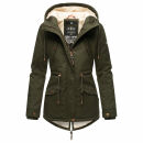 Marikoo Manolya Damen Winter Jacke B376 Dark B376 Dark...