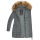 Marikoo Rose Damen Winter Jacke gesteppt lang B647 Stormy Blue-Größe XS - Gr. 34