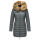 Marikoo Rose Damen Winter Jacke gesteppt lang B647 Stormy Blue-Größe XS - Gr. 34