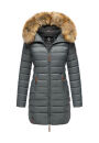 Marikoo Rose Damen Winter Jacke gesteppt lang B647 Stormy...