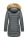 Marikoo Rose Damen Winter Jacke gesteppt lang B647 Stormy Blue-Größe M - Gr. 38