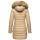 Marikoo Rose Damen Winter Jacke gesteppt lang B647 Beige-Größe L - Gr. 40