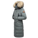 Marikoo Schneesternchen Damen Wintermantel B890 Stormy Blue Größe S - Gr. 36