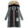 Marikoo Schneesternchen Damen Wintermantel B890 Stormy Blue Größe S - Gr. 36