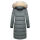 Marikoo Schneesternchen Damen Wintermantel B890 Stormy Blue Größe XL - Gr. 42