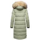 Marikoo Schneesternchen Damen Wintermantel B890 Smokey Mint Größe XS - Gr. 34