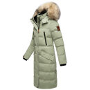 Marikoo Schneesternchen Damen Wintermantel B890 Smokey Mint Größe XS - Gr. 34