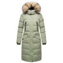 Marikoo Schneesternchen Damen Wintermantel B890 Smokey Mint Größe L - Gr. 40