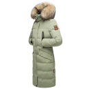 Marikoo Schneesternchen Damen Wintermantel B890 Smokey Mint Größe XL - Gr. 42