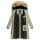 Marikoo Schneesternchen Damen Wintermantel B890 Smokey Mint Größe XL - Gr. 42