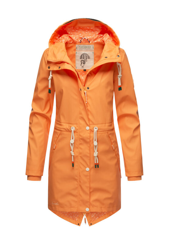 Navahoo Tropical Storm Damen Regenjacke B919 Apricot Sorbet Größe M - Gr. 38