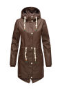 Navahoo Tropical Storm Damen Regenjacke B919 Dark Choco Größe L - Gr. 40