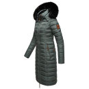 Navahoo Umay Damen Winter-Mantel B670 Stormy Blue Größe XL - Gr. 42