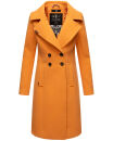 Navahoo Wooly Damen Trenchcoat Winter Mantel B661 Apricot...