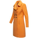 Navahoo Wooly Damen Trenchcoat Winter Mantel B661 Apricot Sorbet Größe XL - Gr. 42
