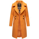 Navahoo Wooly Damen Trenchcoat Winter Mantel B661 Apricot Sorbet Größe XXL - Gr. 44