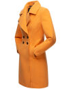 Navahoo Wooly Damen Trenchcoat Winter Mantel B661 Apricot Sorbet Größe XXXL - Gr. 46