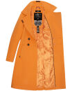 Navahoo Wooly Damen Trenchcoat Winter Mantel B661 Apricot Sorbet Größe XXXL - Gr. 46