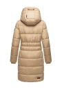 Marikoo Yuikoo lange Damen Winterjacke B941 Beige-Größe L - Gr. 40