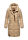Marikoo Yuikoo lange Damen Winterjacke B941 Beige-Größe L - Gr. 40