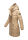 Marikoo Yuikoo lange Damen Winterjacke B941 Beige-Größe L - Gr. 40