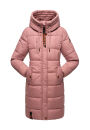 Marikoo Yuikoo lange Damen Winterjacke B941 Dark Rose-Größe XXL - Gr. 44