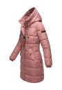 Marikoo Yuikoo lange Damen Winterjacke B941 Dark Rose-Größe XXL - Gr. 44